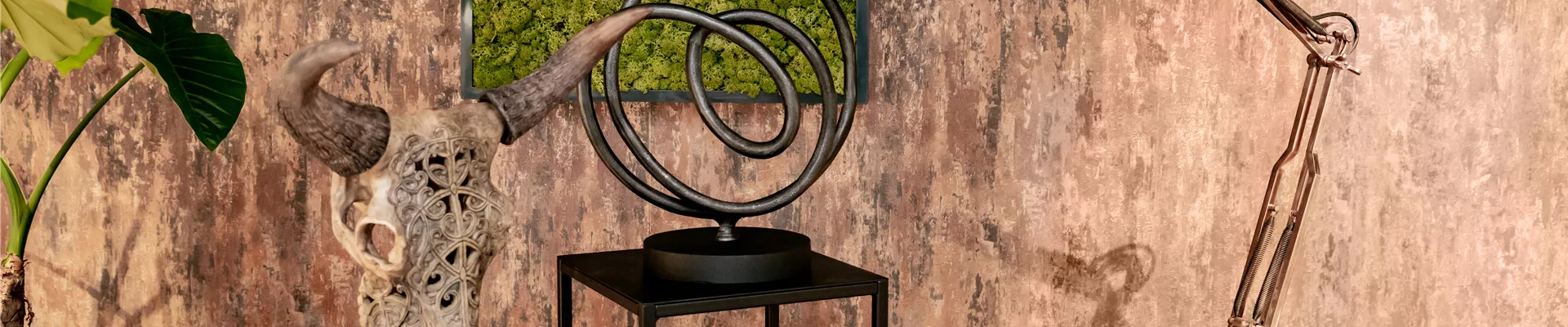 Zimmerambiente mit Dekogegenständen Zimmerambiente mit Dekogegenständen