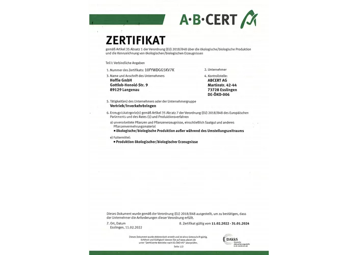 Zertifikat ABCERT Zertifikat ABCERT